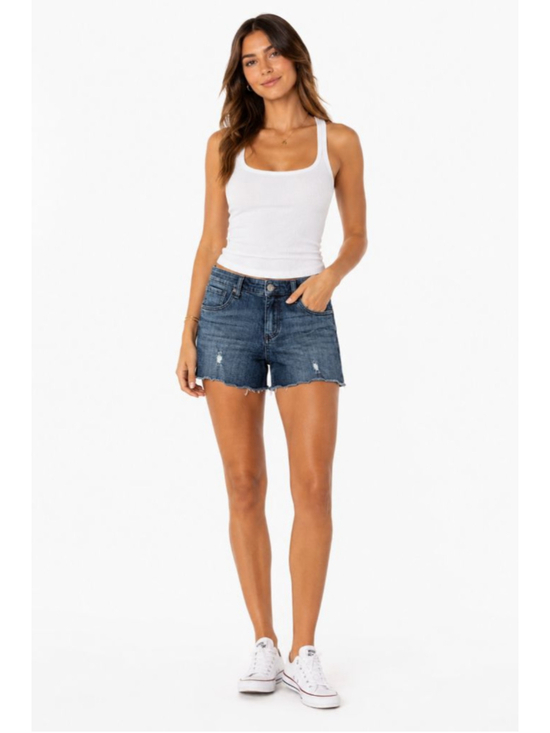Kut from the Kloth Pants - KUT From The Kloth Gidget Fray Denim Shorts Size 8